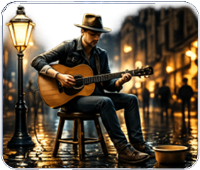 Músicos callejeros